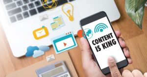 What is high quality content blog featured image