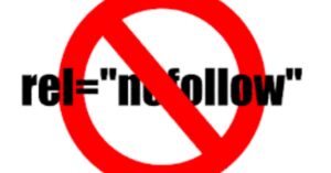 Nofollow for spam